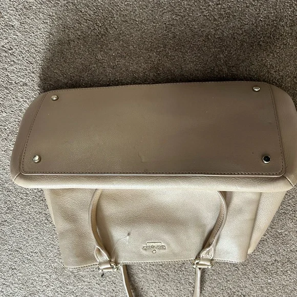 Kate Spade Beige Leather Tote Bag - Picture 10 of 10